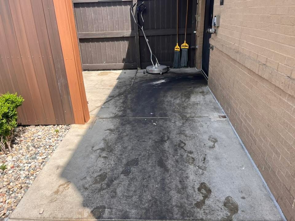 Before: Service walkway